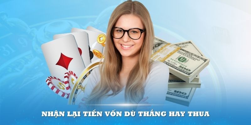 Dù thắng hay thua, bạn cũng sẽ nhận lại tiền vốn qua khuyến mãi hi88