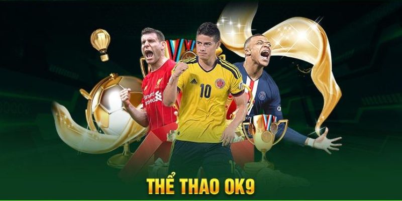 Thể thao là sảnh game cá cược hàng đầu tại nhà cái OK9